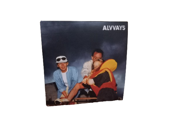 picture of Alvvay's Blue Rev album cover on a cardboard CD cover